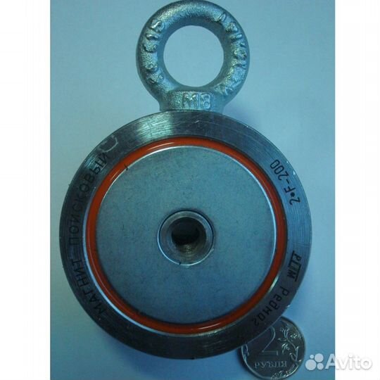 Поисковый двухсторонний магнит F-200х2