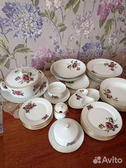 Столовый сервиз гдр на 6 персон новый