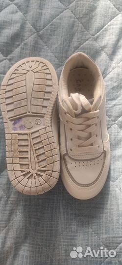 Детские кожаные кеды