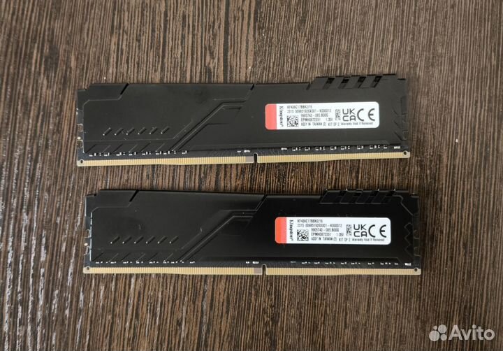 Оперативная память DDR4 Kingston 16Gb 3600MHz (2*8