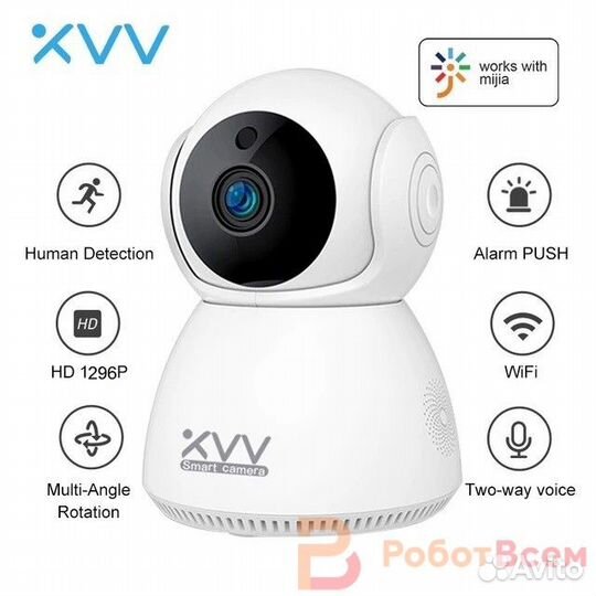 IP-камера XiaoVV Smart WiFi PTZ Camera 2K Q8 - бел