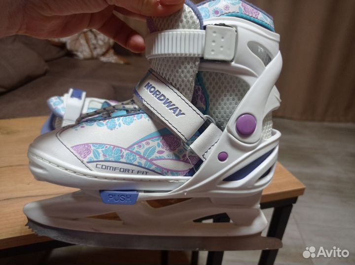 Коньки детские раздвижные р. 26-31