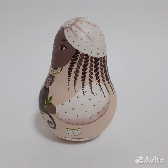Неваляшка Матрешка 12 см