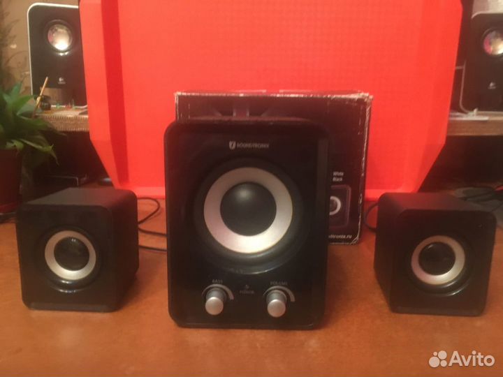 Колонки для компьютера с сабвуфером