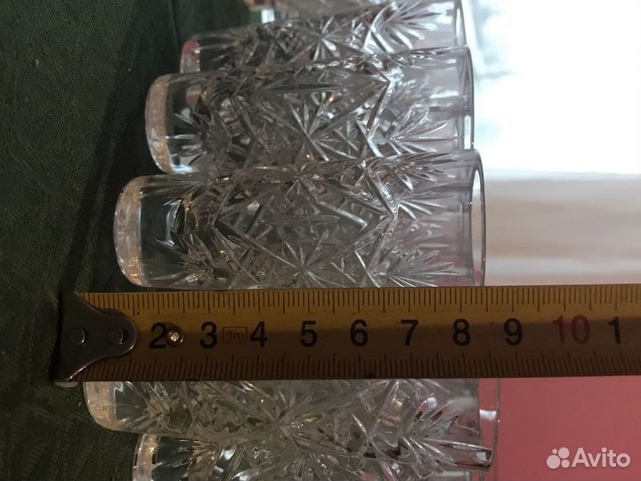 Стопка хрустальная и фужеры