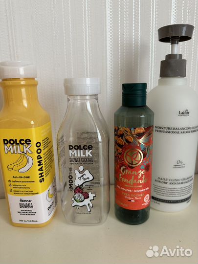 Пустые флаконы, баночки от шампуня