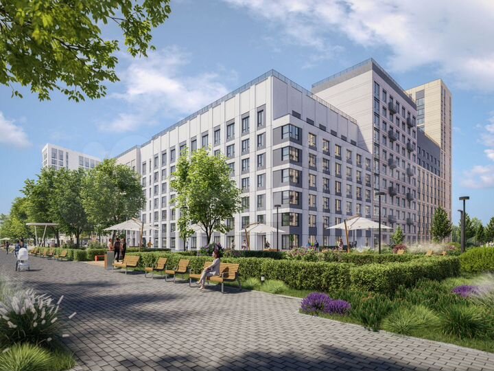 2-к. квартира, 55 м², 10/16 эт.