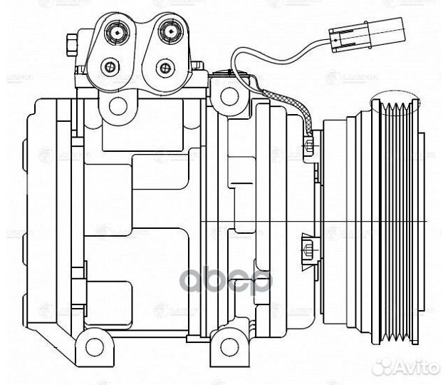 Компрессор кондиционера hyundai/KIA tucson/spor