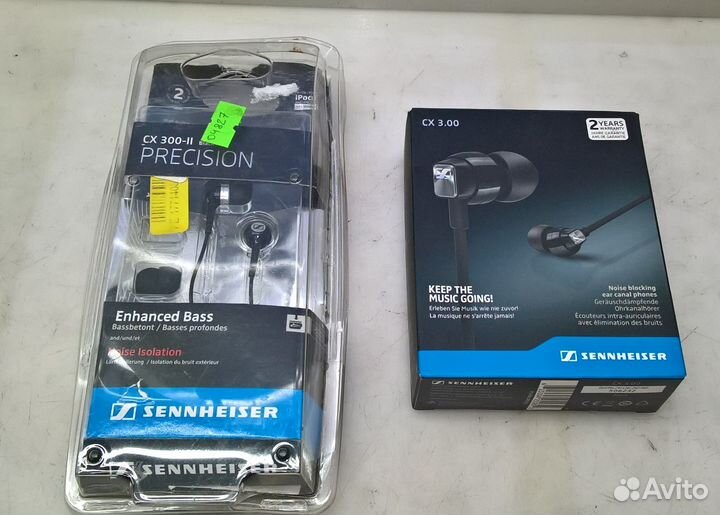 Sennheiser CX 3.00/300-II/275s/mx170 нераб.1 ухо