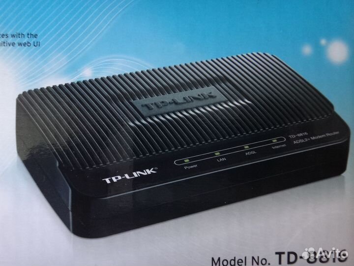 Модем роутер adsl2+/адсл2+ TP-link TD-8816