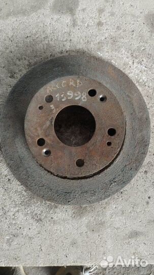 Тормозной диск задний Honda Accord 7 2003-2008