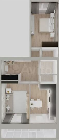 2-к. квартира, 66 м², 8/10 эт.