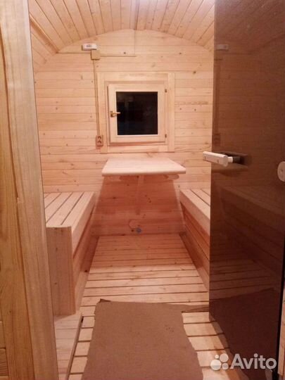 Баня бочка Квадро под ключ