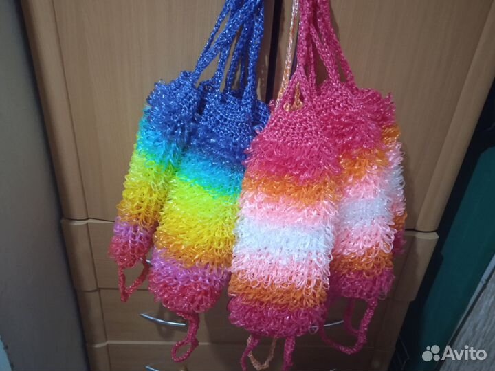 Мочалка ручной работы