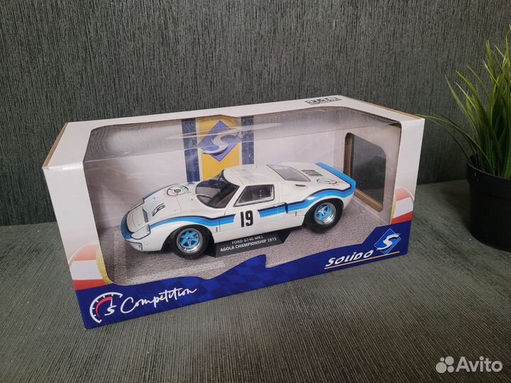 1:18 Ford GT40 модель Solido новая