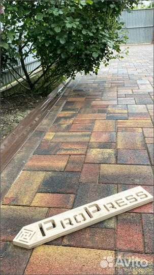 Тротуарная плитка и поребрик от 120 м2