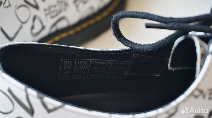 Ботинки Dr.Martens 1461 Rebellious Script