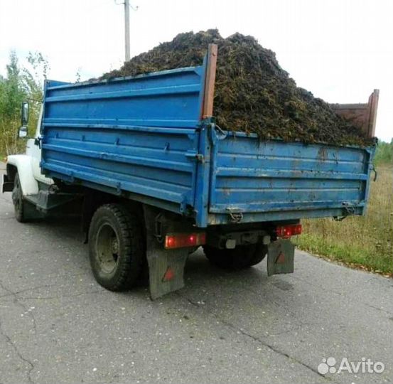 Навоз перегной в мешках, чернозём, песок, щебень