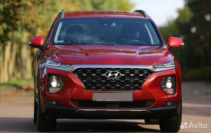 Hyundai Santa Fe 2.2 AT, 2019, 99 173 км
