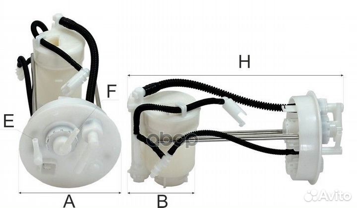 Фильтр топливный honda HR-V II 1.5 15- FG 262 LL