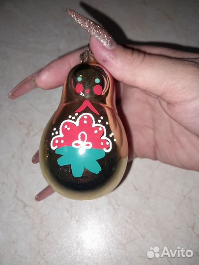 Шары новогоднее стекло СССР