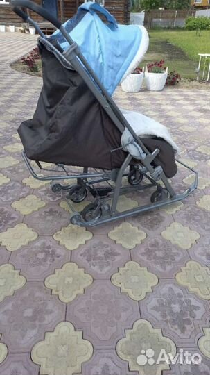 Коляска санки