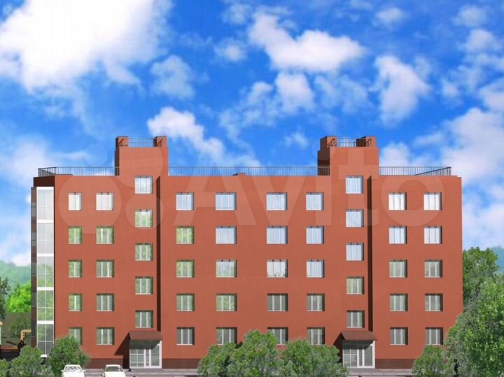 2-к. квартира, 61,7 м², 3/5 эт.