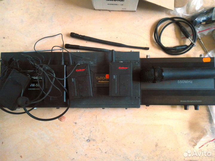 Радиомикрофоны и запчасти к ним