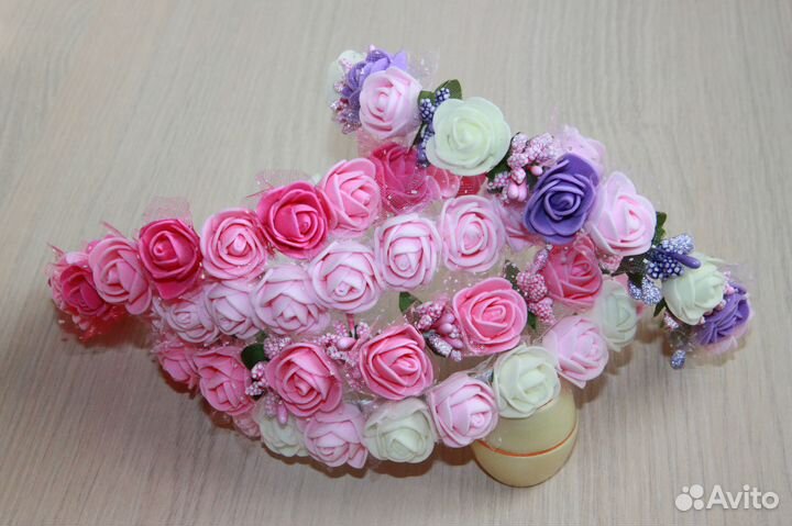 Ободок из фоамирана ручная работа