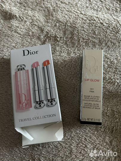 Помада dior addict lip glow 001