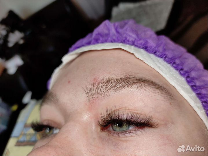 Наращивание ресниц на дому