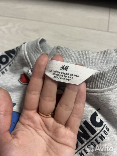 Джинсы с кофтой hm 128-130