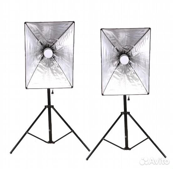 Студийный свет софтбок, комплект 2х115w
