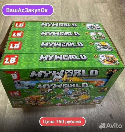 Конструктор lego майнкрафт