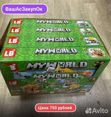 Конструктор lego майнкрафт