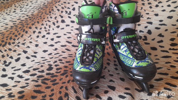 Коньки детские раздвижные 30 33