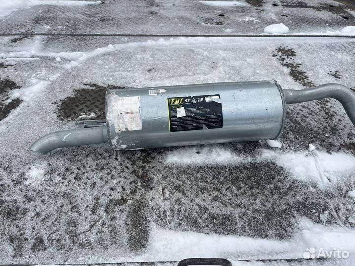 Глушитель на volkswagen polo