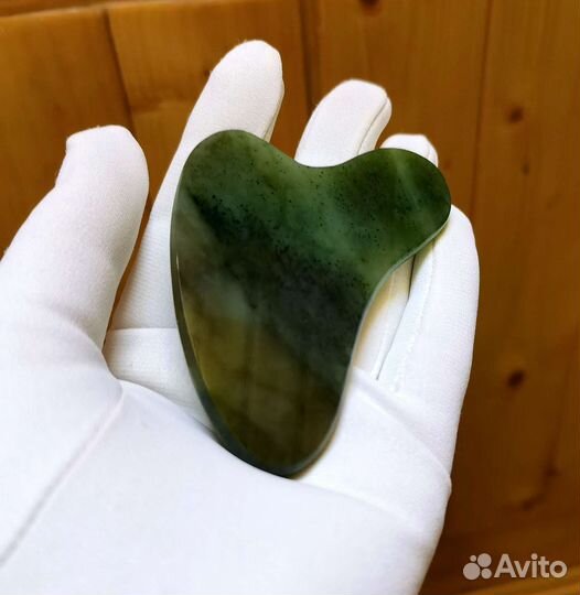 Массажеры из нефрита, гуаша, скребок, пластина