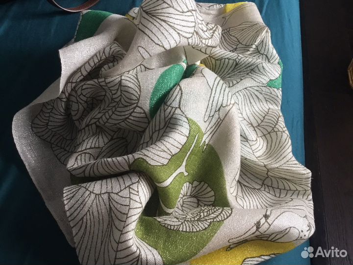 Палантин тонкая шерсть люрекс