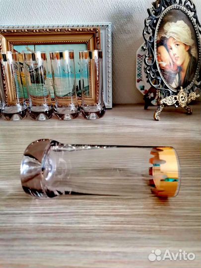 Стаканы старинные Чехия