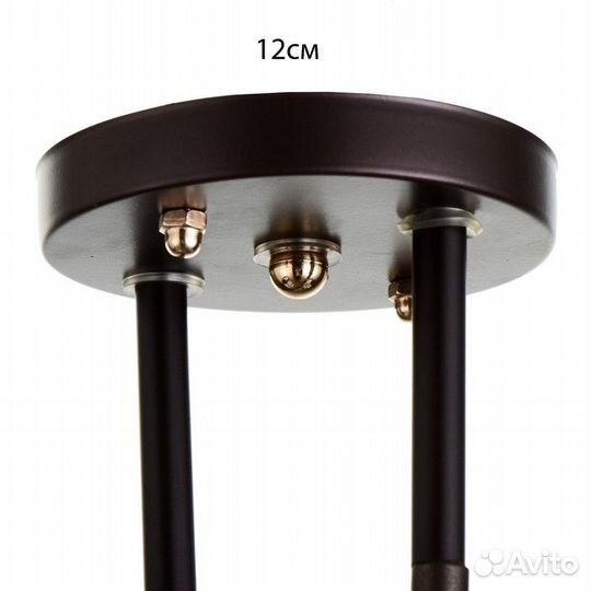 Люстра Ласни 2хE27 40Вт венге 45х15х28 см