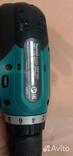 Аккумуляторный шуруповерт Makita DDF453