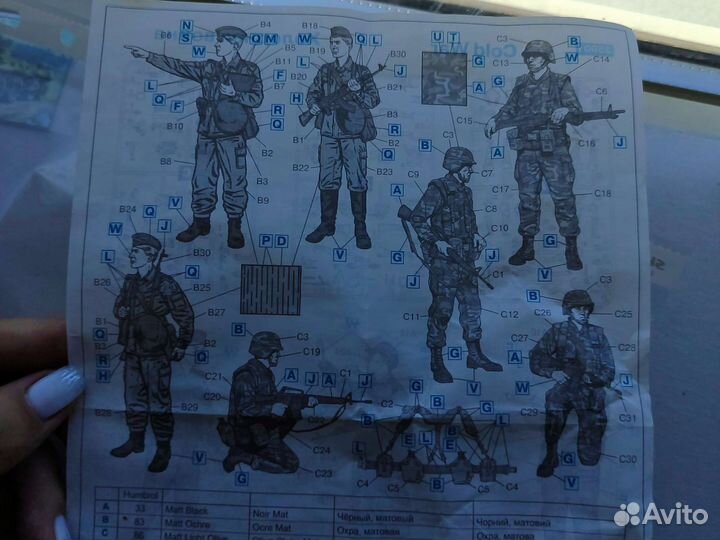 Модели воинов серии 