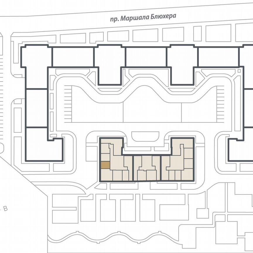 Квартира-студия, 24,7 м², 5/16 эт.