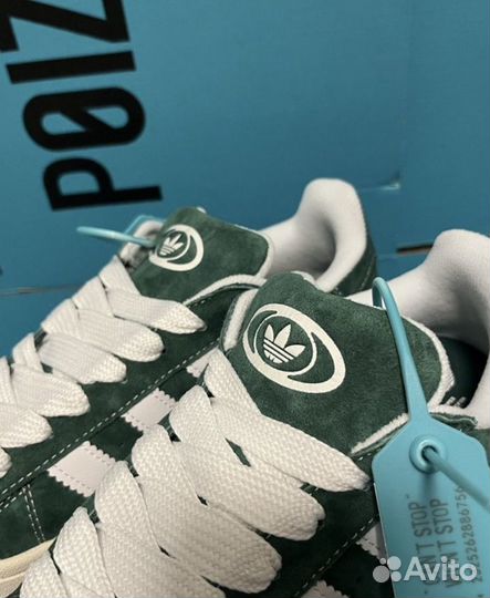 Кроссовки adidas campus 00s зеленые оригинал