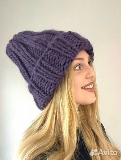 Вяжу на заказ шапки из шерсти высокогорной альпаки