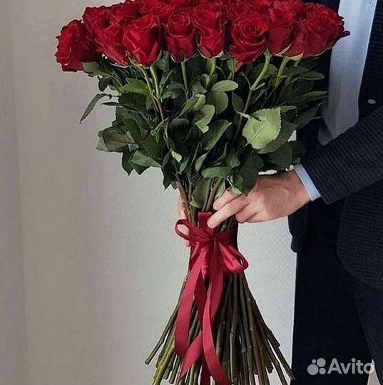 Высокие розы Доставка цветов