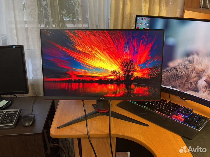 AOC 24G2/BK 144 гц игровой монитор