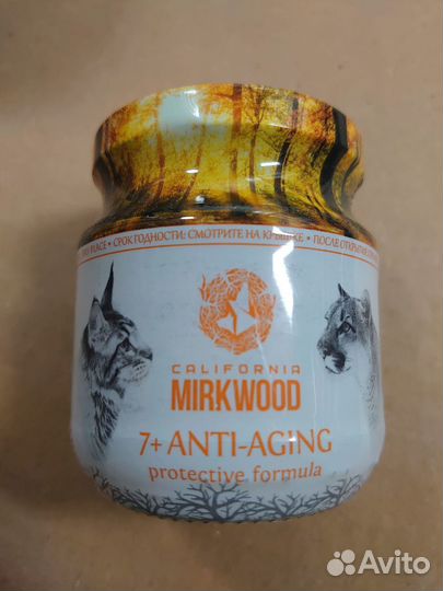 Корм д/кошек Mirkwood 7+anto-agin, филе горбуши