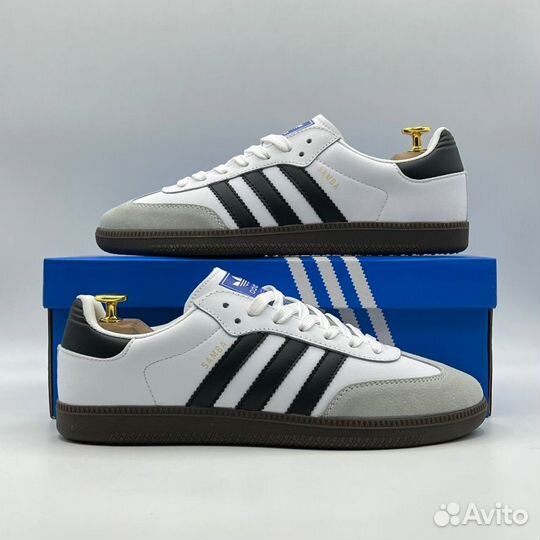 Мужские кроссовки Adidas Samba White